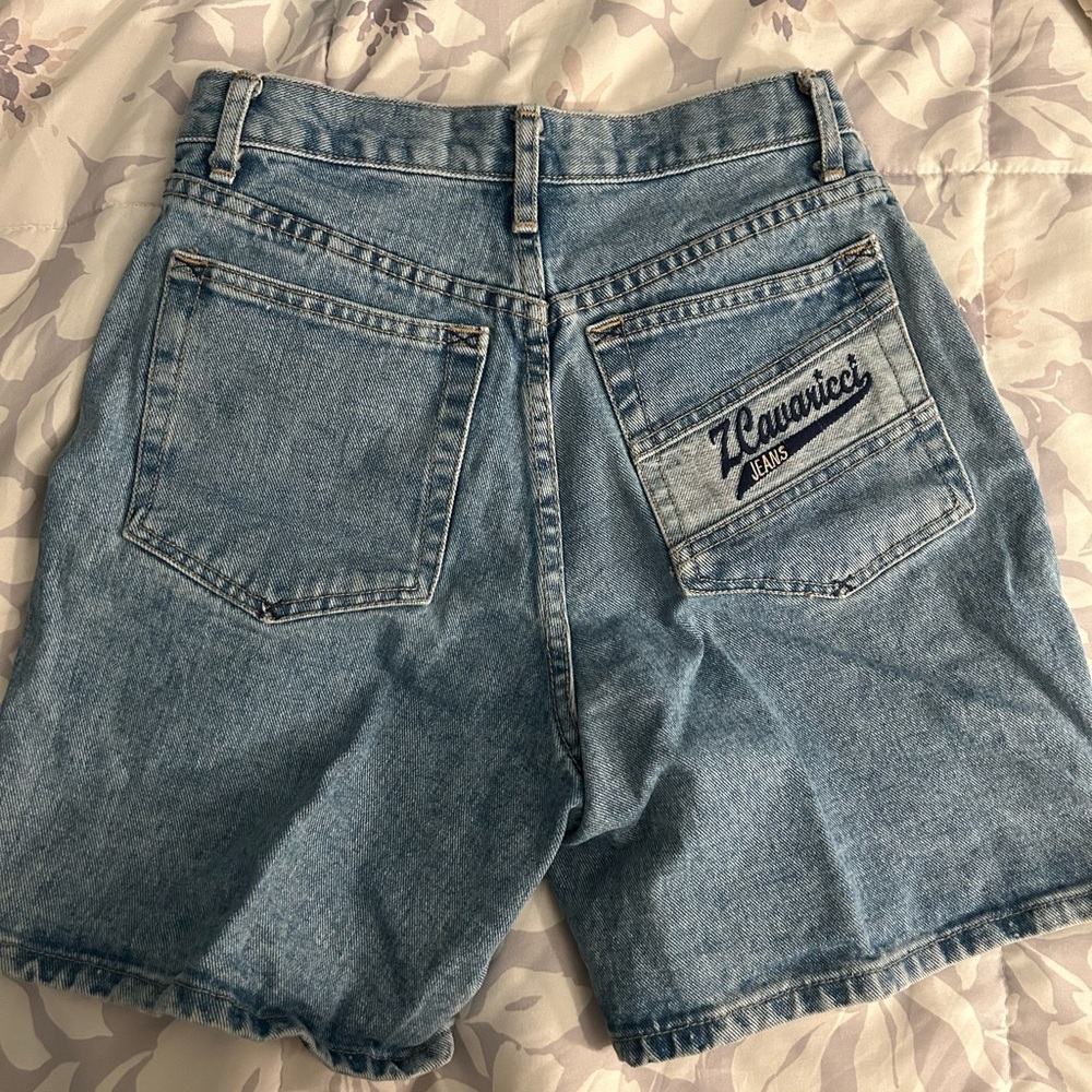 Z. Cavaricci Vintage Embroidered Jean Shorts